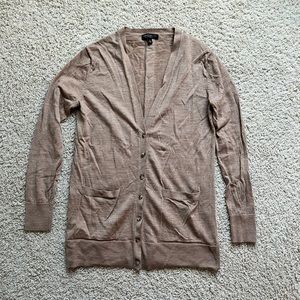 Banana republic camel cardigan